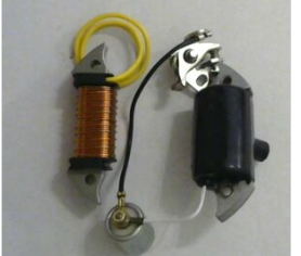 Sytytysosat , puolat, magneetot