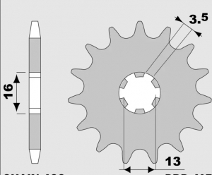 ETURATAS SUZUKI/YAMAHA Z13
